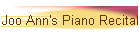 Joo Ann's Piano Recital