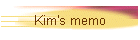 Kim's memo
