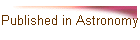 Published in Astronomy